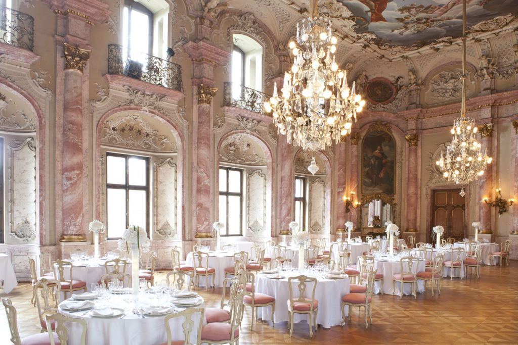 Der große Festsaal im Schloß Bückeburg